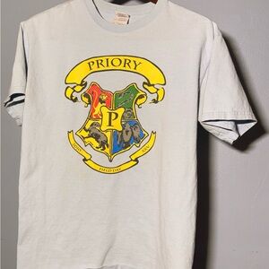 Gildan Gray Tee with Harry Potter Ravenclaw Crest Design